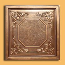 24″x24″ Lisbona Antique Bronze Brown PVC 20mil Ceiling Tiles