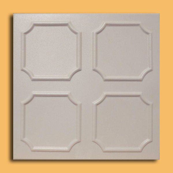 20"x20" Alfa Antique White Tile Ceiling Tiles