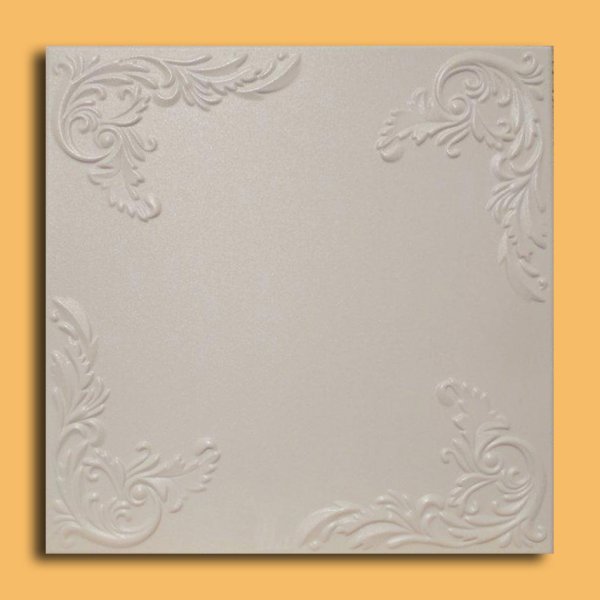 20"x20" Marseille Antique White Tile Ceiling Tiles