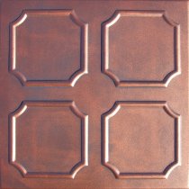 20″x20″ Alfa Antique Copper Graphite Ceiling Tiles