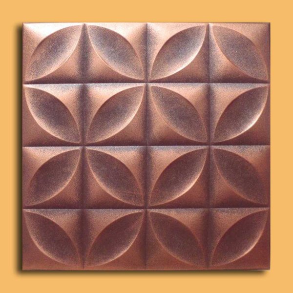 20"x20" Kloster Antique Copper Brown Ceiling Tiles