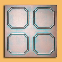 20″x20″ Alfa Antique Copper Patina Ceiling Tiles