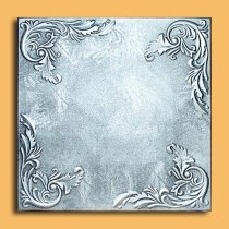 20″x20″ Marseille Antique Silver Black Ceiling Tiles