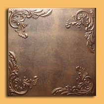 20″x20″ Marseille Antique Bronze Brown Ceiling Tiles