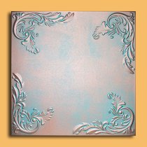 20″x20″ Marseille Antique Copper Patina Ceiling Tiles