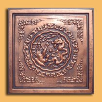 24″x24″ Jakarta Antique Copper Black PVC 20mil Ceiling Tiles