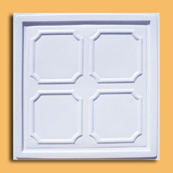 24"x24" Alfa White PVC 20mil Ceiling Tiles