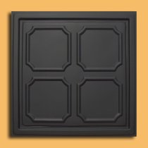 24″x24″ Alfa Black PVC 20mil Ceiling Tiles