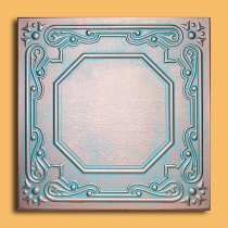 20″x20″ Lisbona Antique Copper Patina Ceiling Tiles