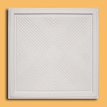 24″x24″ Malta White PVC 20mil Ceiling Tiles