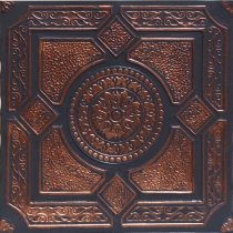 20x20″ Lima Accent Copper Black PVC 20mil Ceiling Tiles