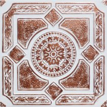 20x20″ Lima Accent Copper White PVC 20mil Ceiling Tiles