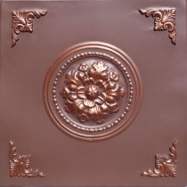 20x20″ Verona Accent Copper Brown PVC 20mil Ceiling Tiles