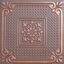 20x20″ Vienna Accent Copper Brown PVC 20mil Ceiling Tiles