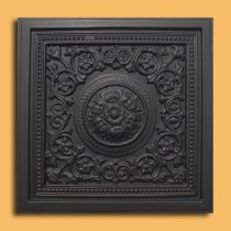 24″x24″ Majesty Black PVC 20mil Ceiling Tiles - Best SELLER!