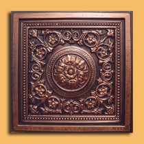 24″x24″ Majesty Antique Copper Black PVC 20mil Ceiling Tiles - Best SELLER!