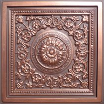 24″x24″ Majesty Antique Copper Brown PVC 20mil Ceiling Tiles - Best SELLER!