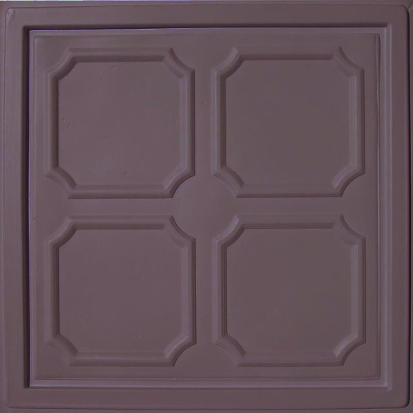 24"x24" Alfa Brown Brown PVC 20mil Ceiling Tiles