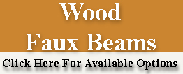 Faux Wood Beams